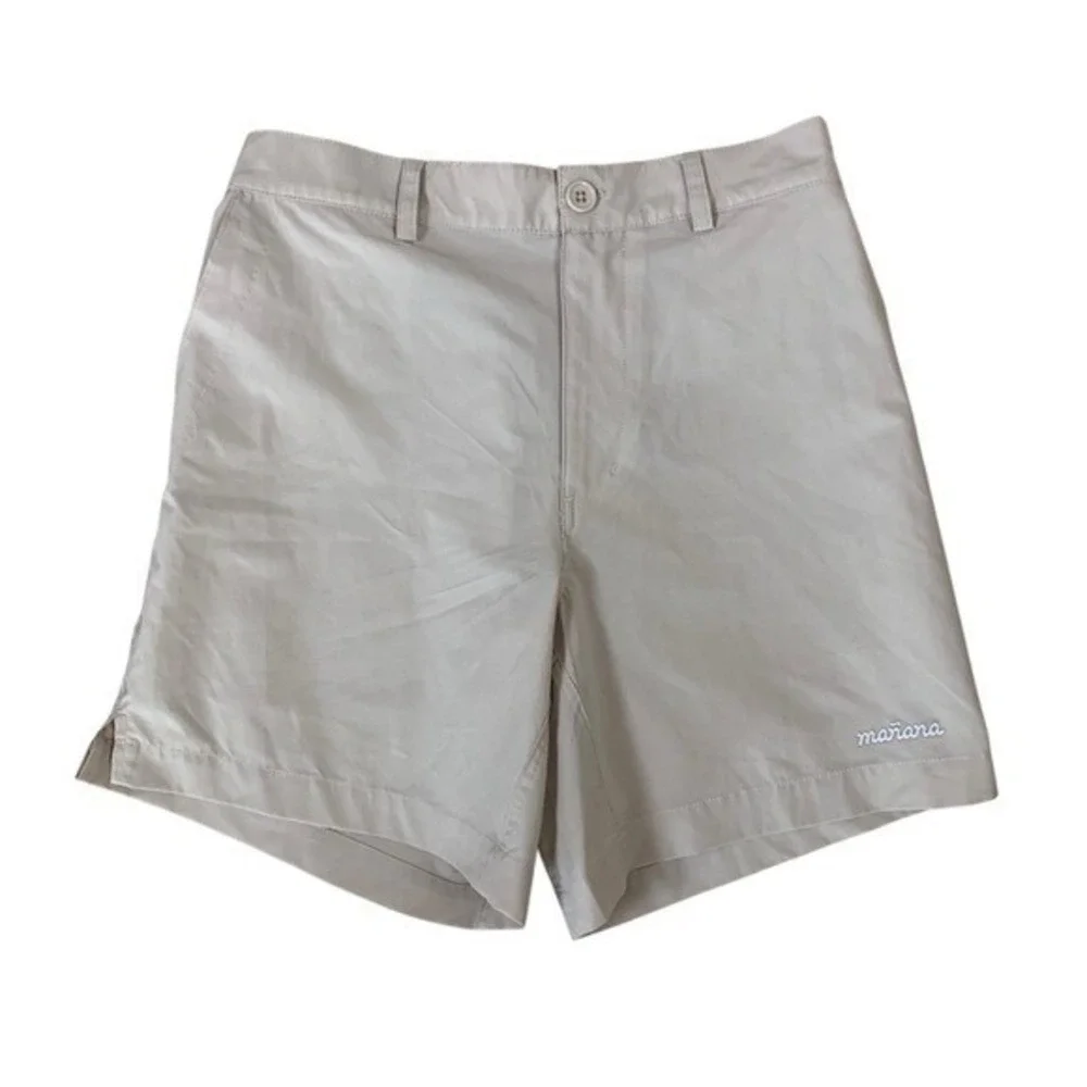 Mañana Surfing Company‎ Beige Quick Dry Board Shorts Mens Small Activewear